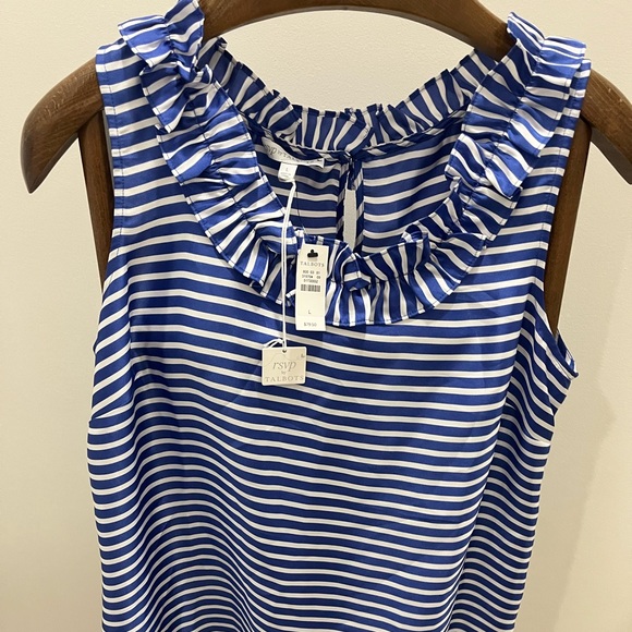 Talbots Tops - Talbots ruffle neck blouse
